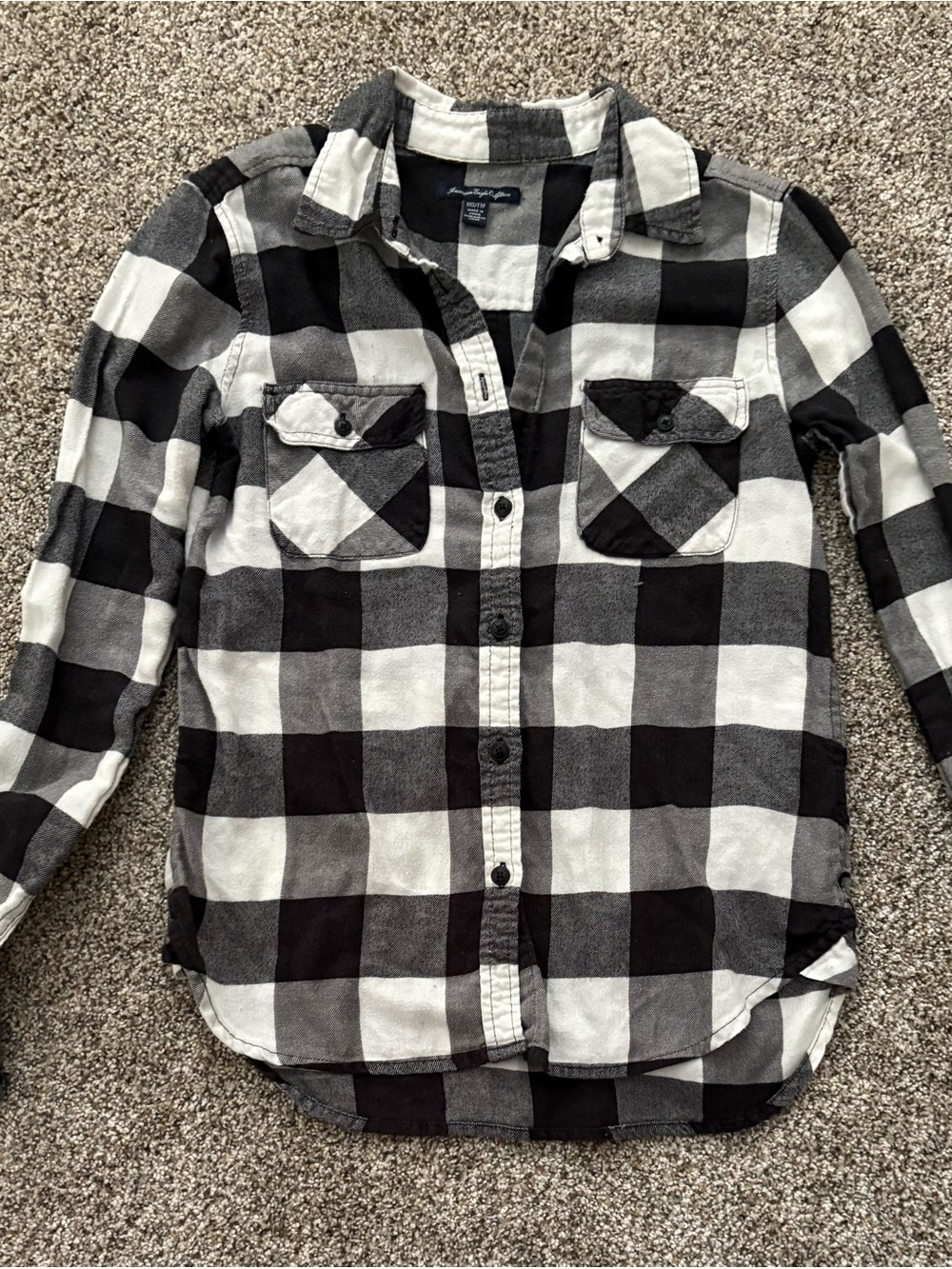 Lot of 15 American Eagle Outfitters Flannels Plaid Button-Down Shirts - Picture 12 of 16